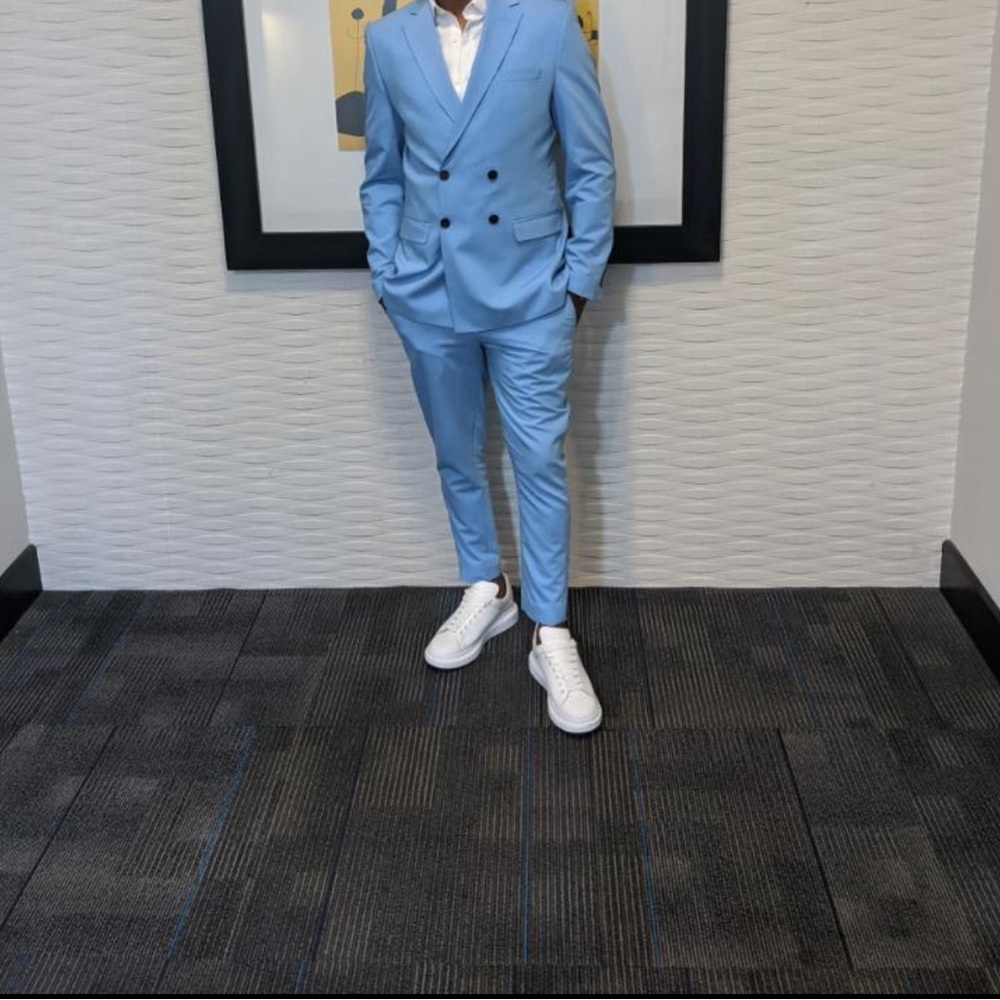 Men double breast men suit